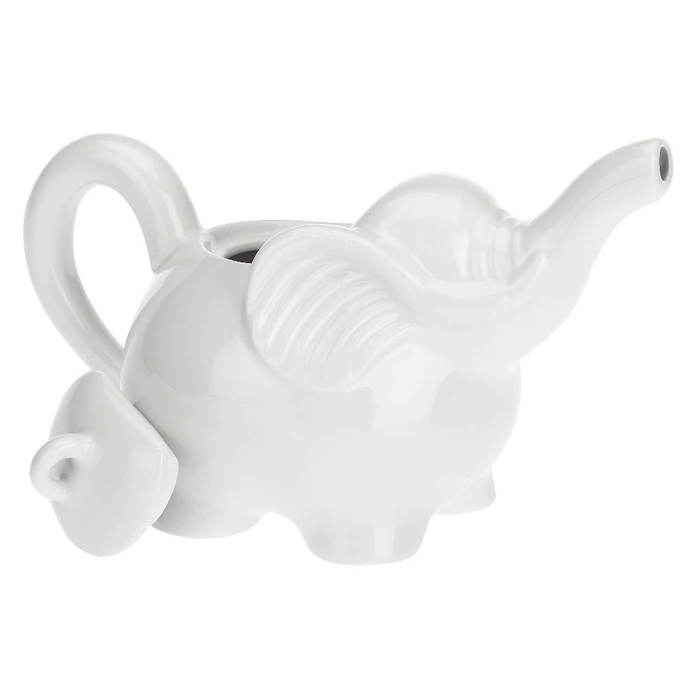 La Porcellana Bianca Teiera Elefanti