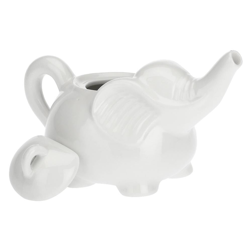 La Porcellana Bianca Zuccheriera Elefanti
