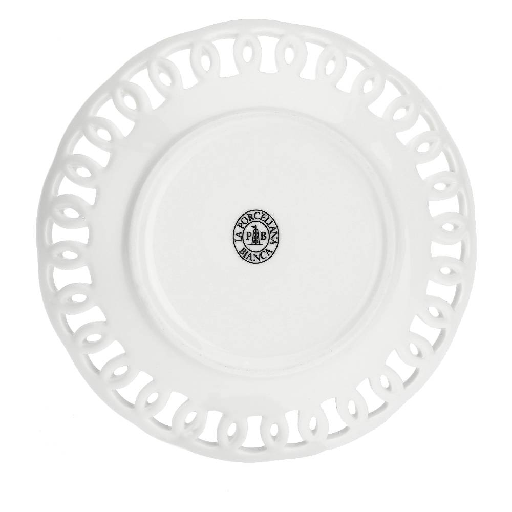 La Porcellana Bianca Piattino Coupe Traforato Ø16 Cm Firenze