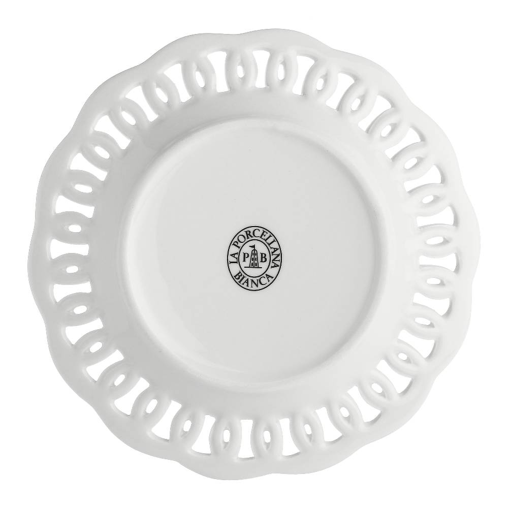 La Porcellana Bianca Piattino Traforato Ø15 Cm Firenze
