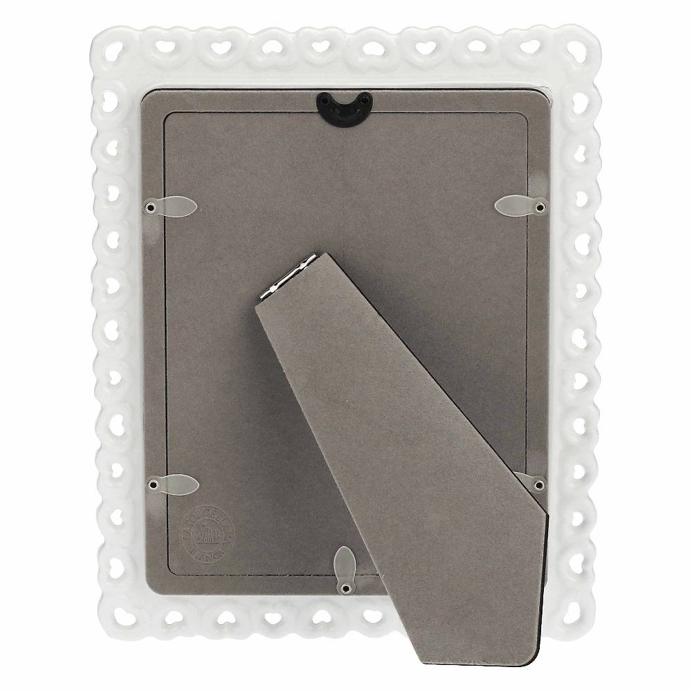 La Porcellana Bianca Portafoto Rettangolare Traforato 13x18 Valentino