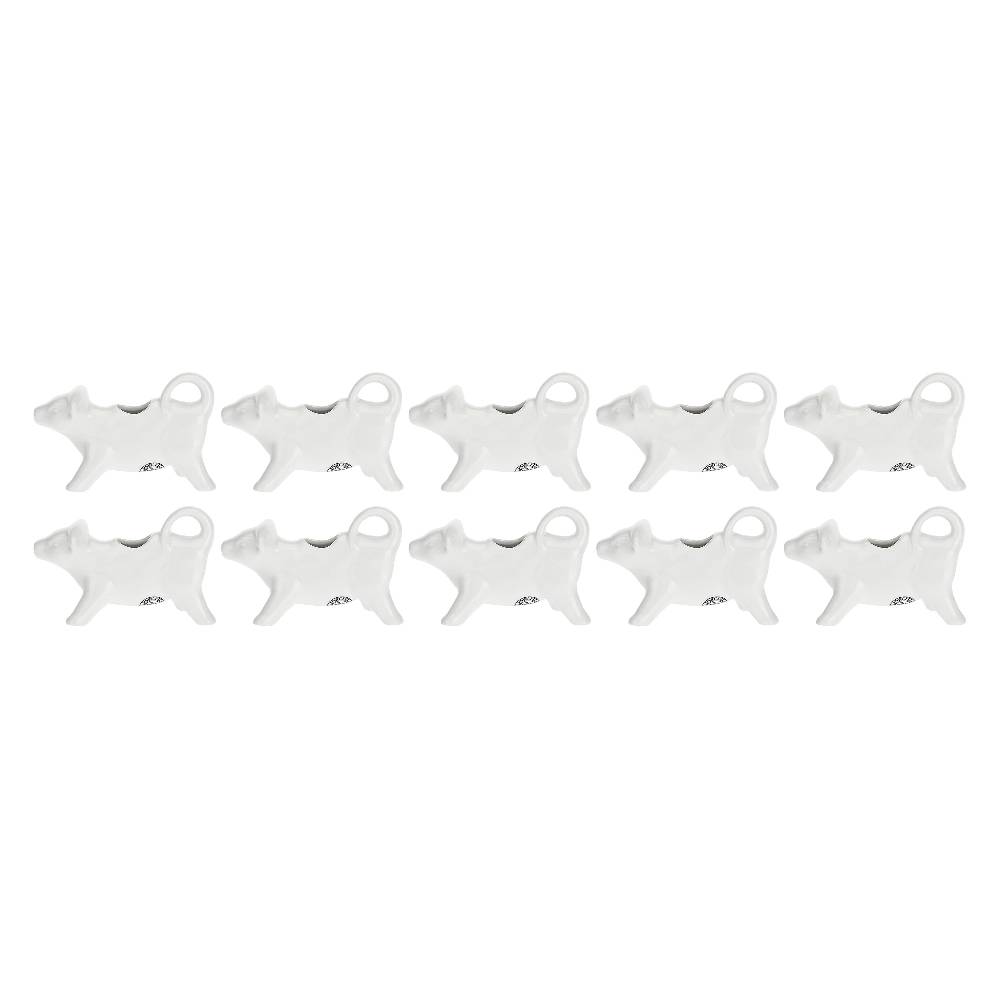 La Porcellana Bianca Set 10 Lattiere 12 Cm Mucchine