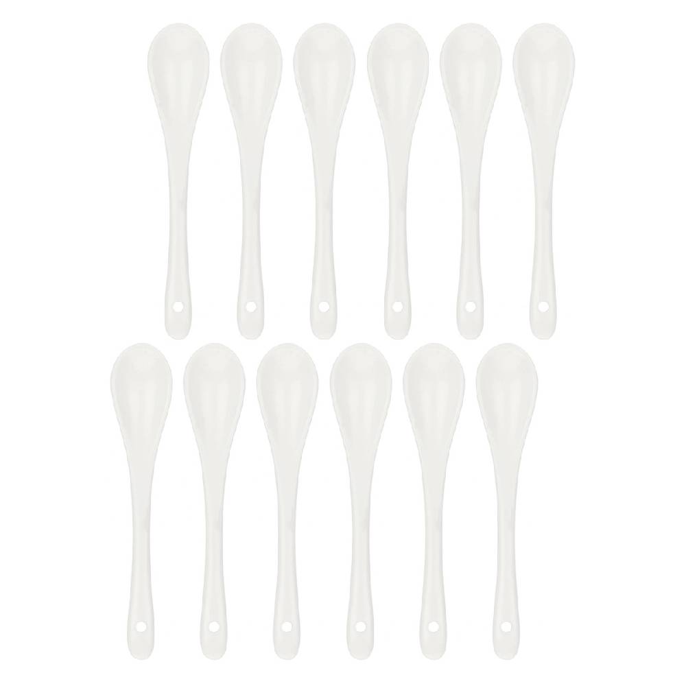 La Porcellana Bianca Set 12 Cucchiaino Caffé 13 Cm Trattoria