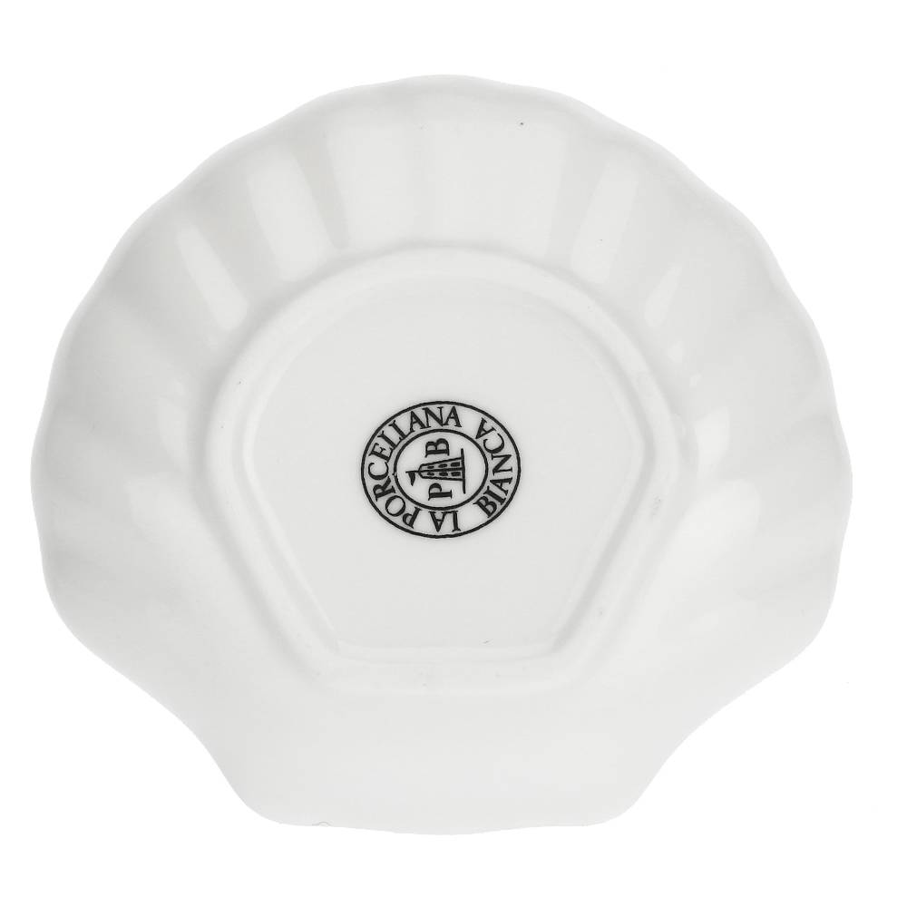 La Porcellana Bianca Set 12 Piatti Conchiglia 10 Cm Elba