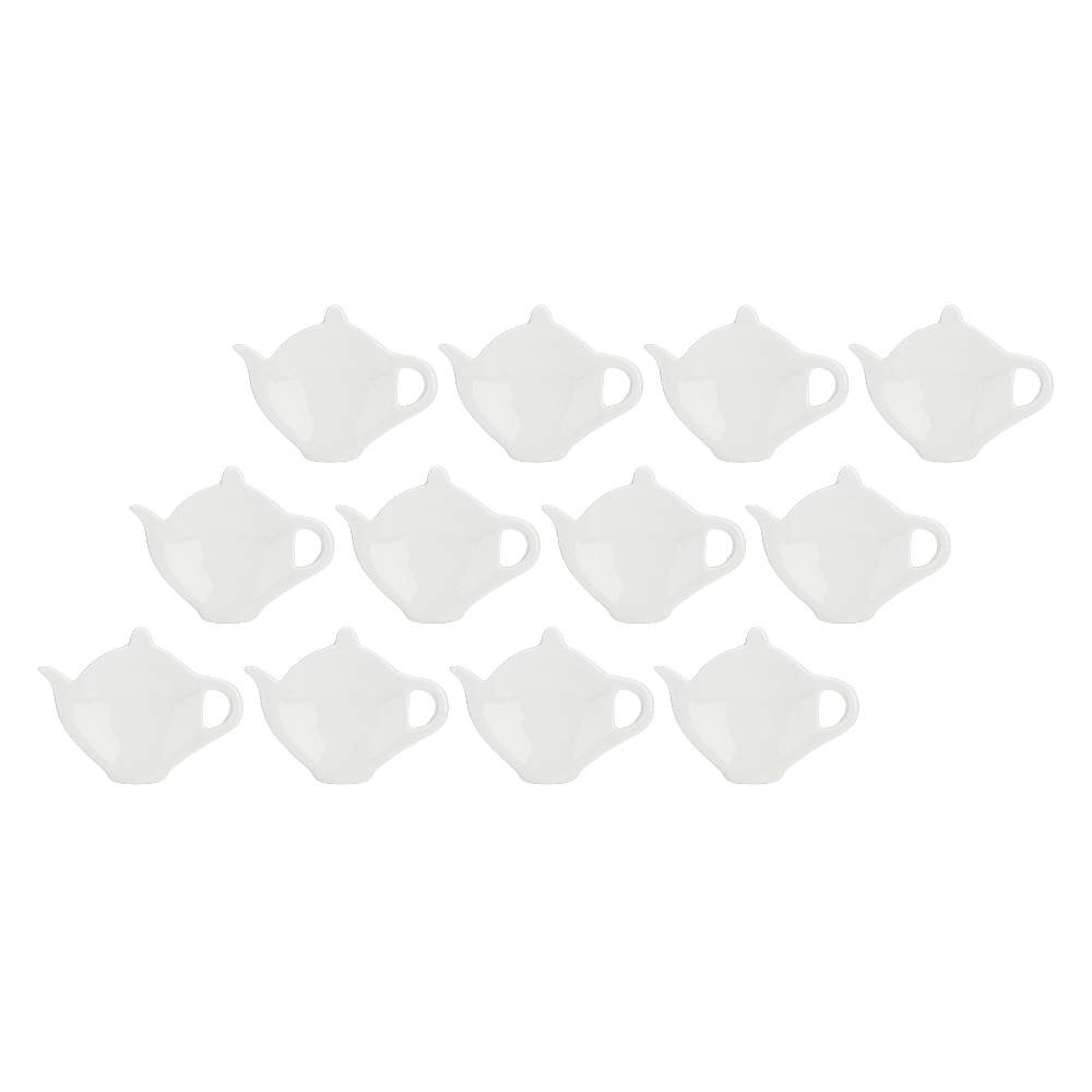 La Porcellana Bianca Set 12 Piattini Portabustine Té Convivio