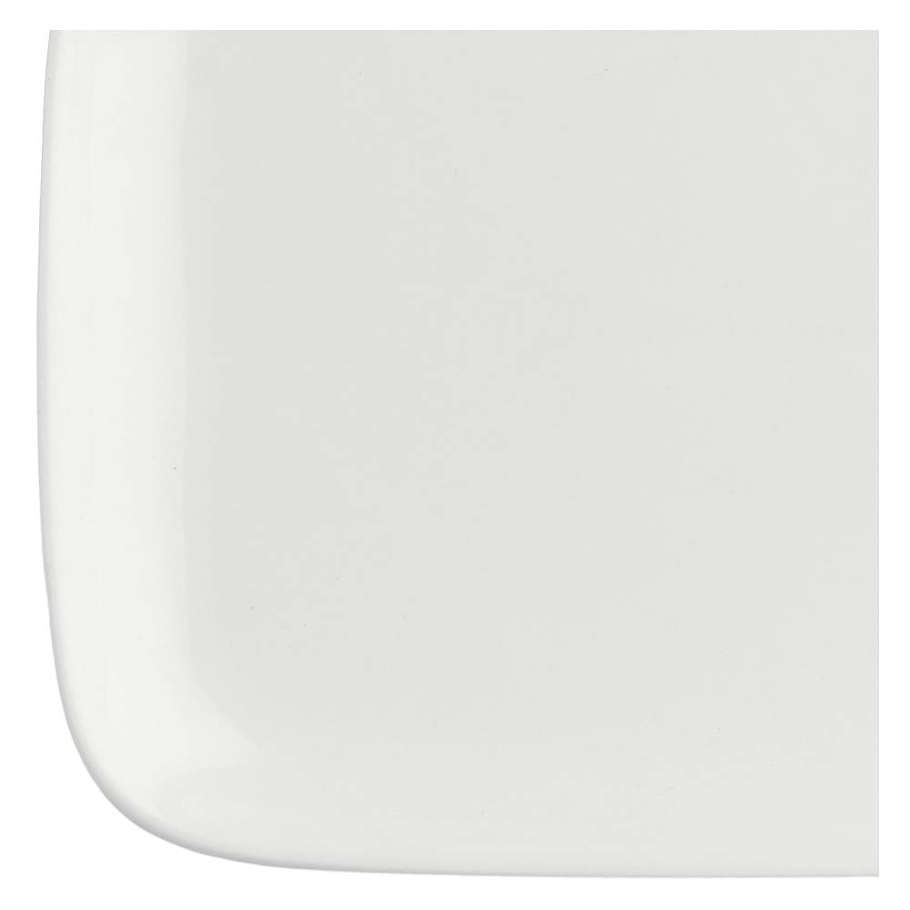 La Porcellana Bianca Set 4 Piatti Rettangolari 30x22x2,1 Cm Essenziale New Age