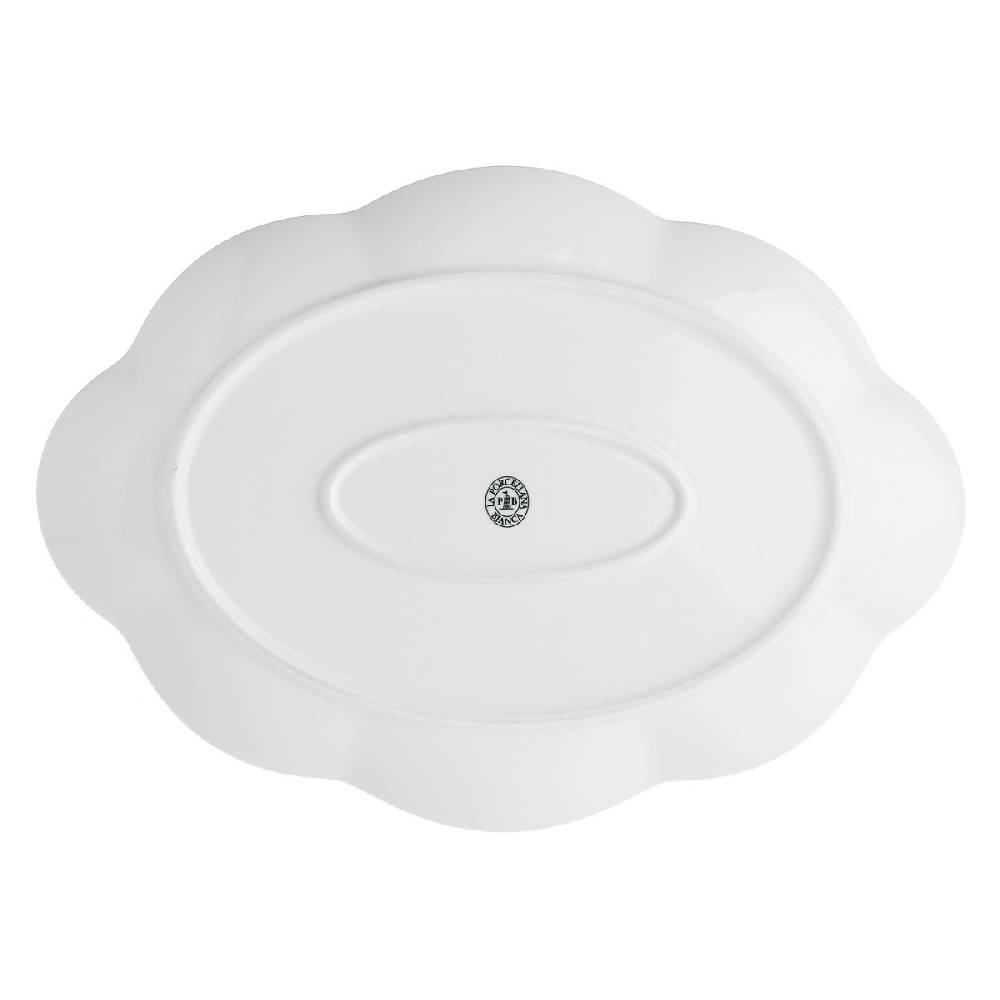 La Porcellana Bianca Set 4 Vassoi Ovali Villadeifiori