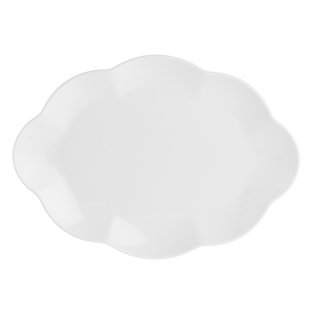 La Porcellana Bianca Set 4 Vassoi Ovali Villadeifiori