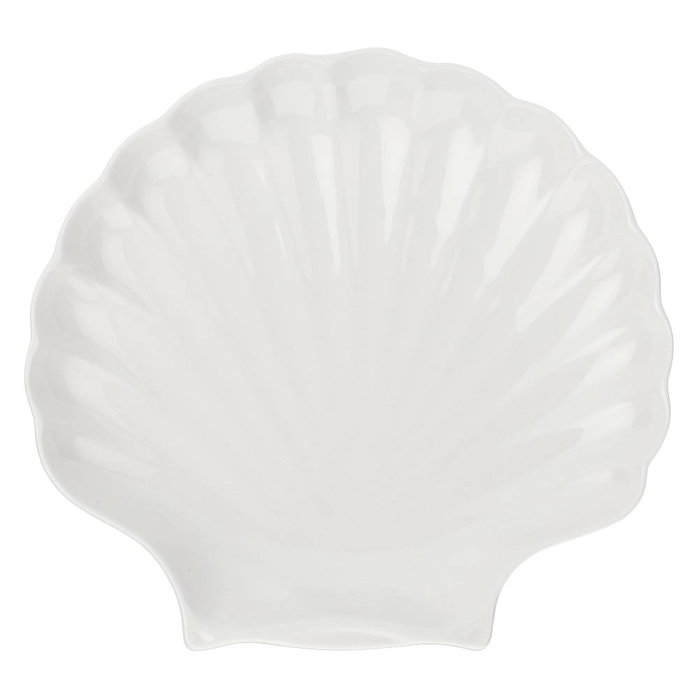 La Porcellana Bianca Set 5 Piatti Conchiglia 26 cm Elba