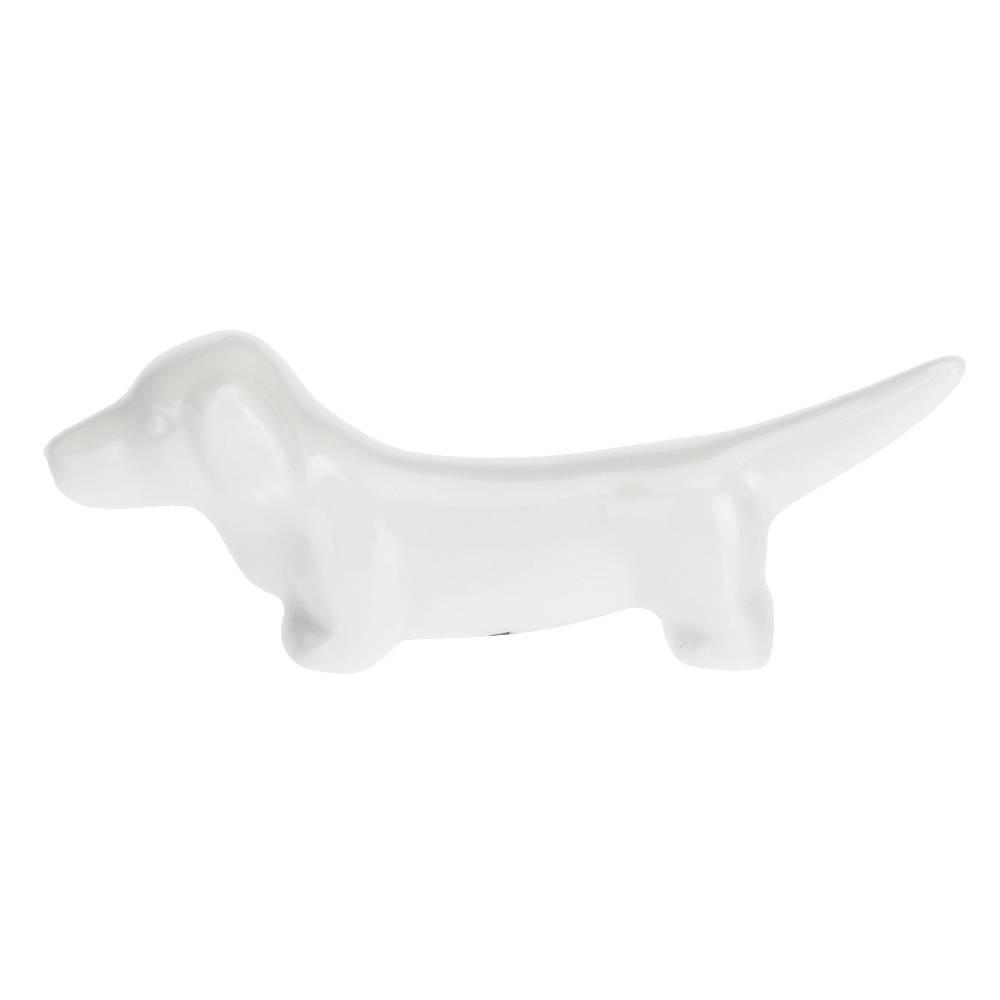 La Porcellana Bianca Set 6 Appoggia Posate Cane Fattoria