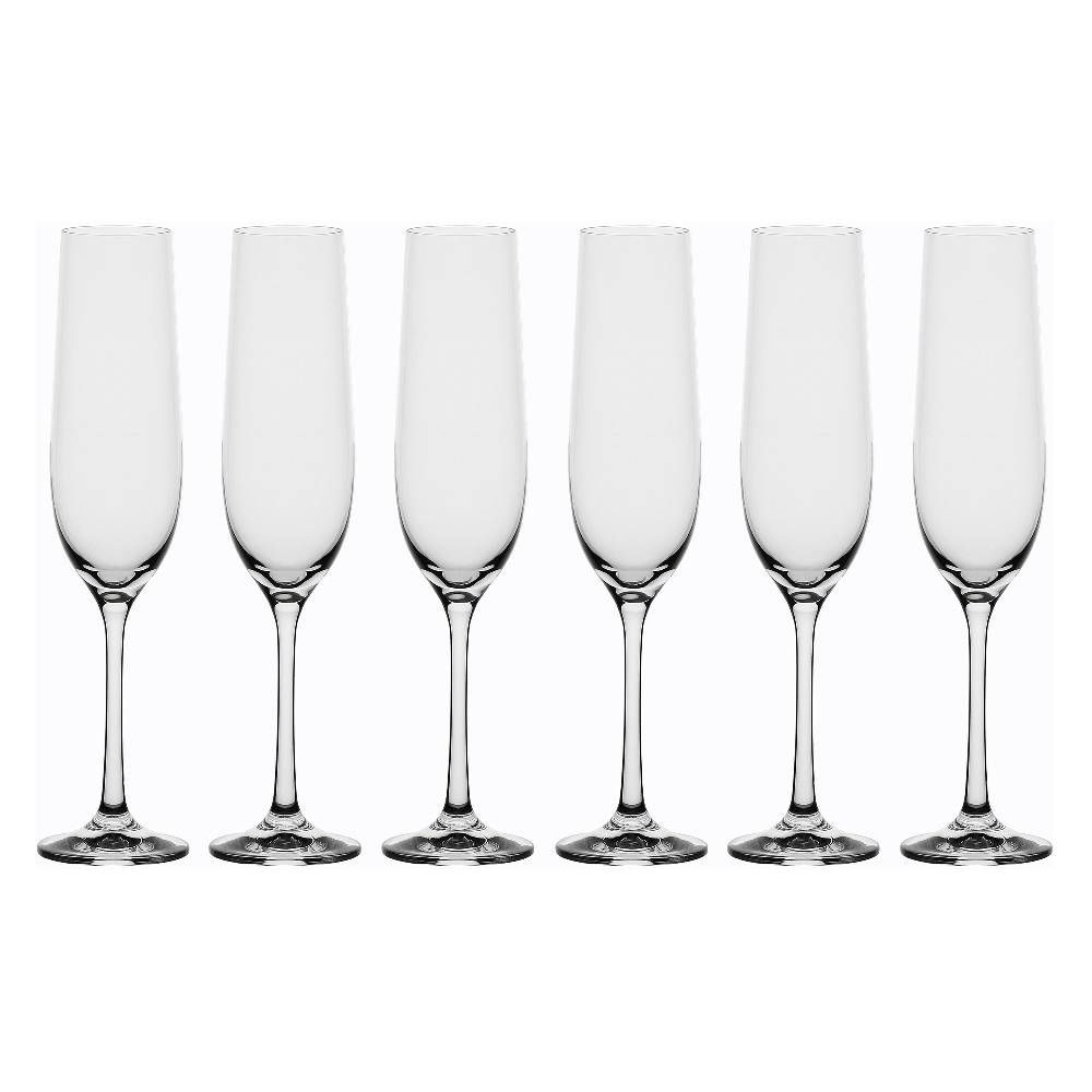 La Porcellana Bianca Set 6 Bicchieri Spumante 190 Ml Novello