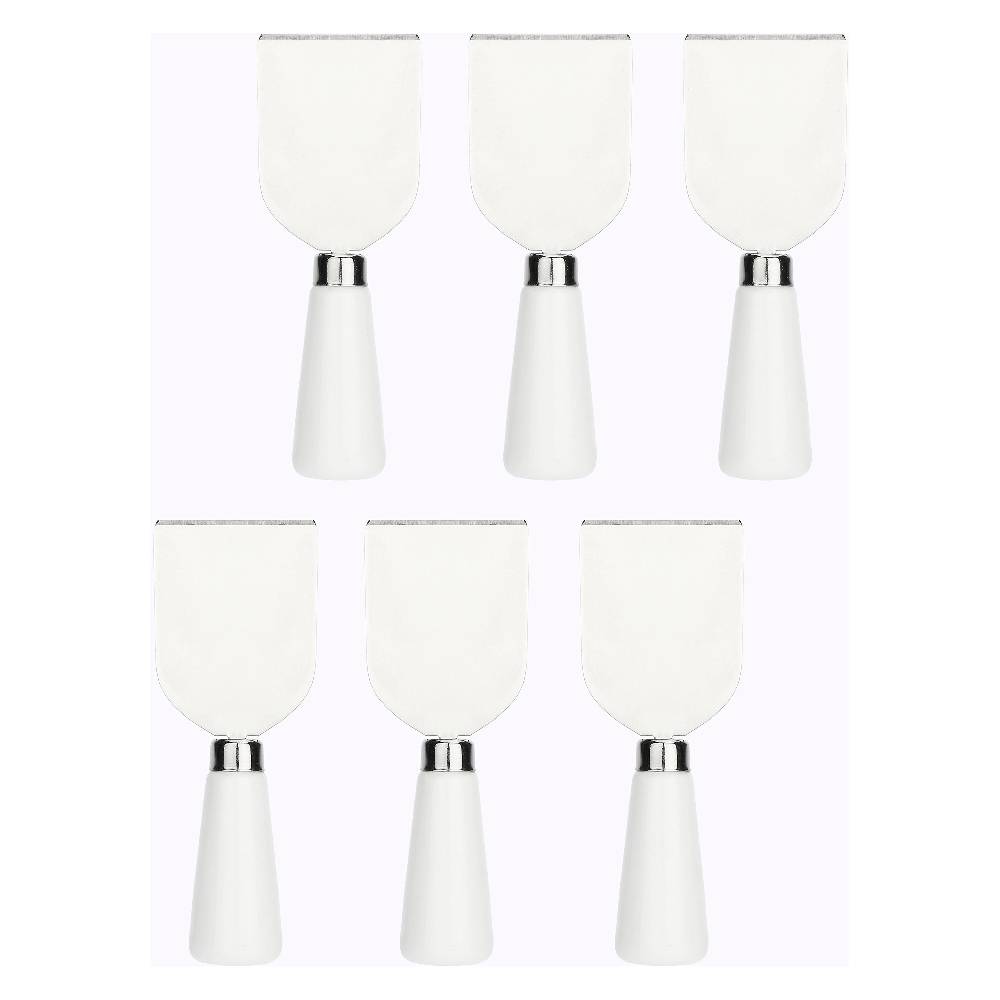 La Porcellana Bianca Set 6 Coltelli Formaggi Molli 12 Cm Pienza