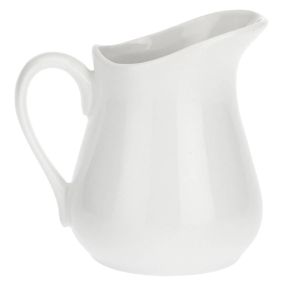 La Porcellana Bianca Set 6 Cremiere Con Manico 330 Cc Corte