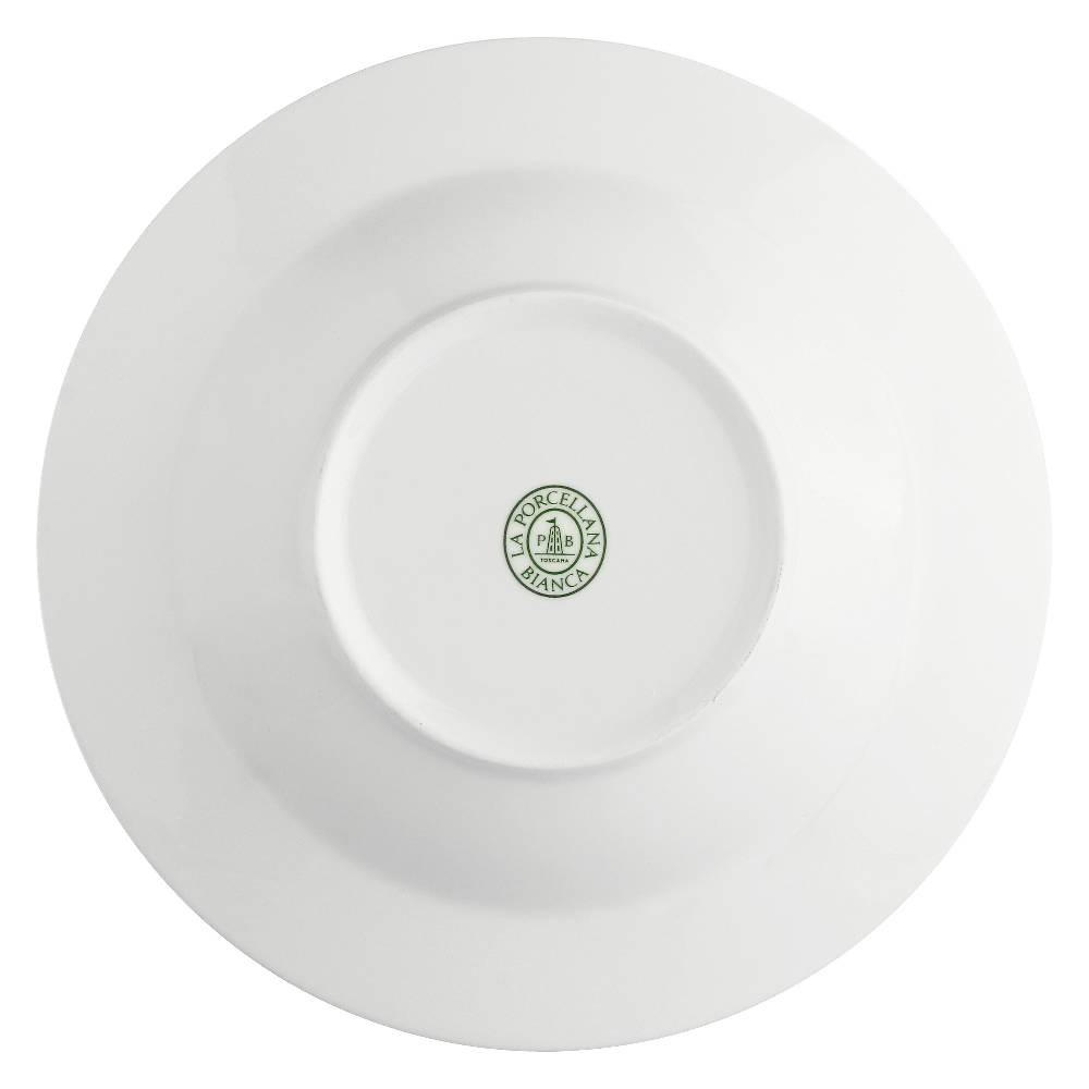 La Porcellana Bianca Set 6 Piatti Fondi Falda Essenziale