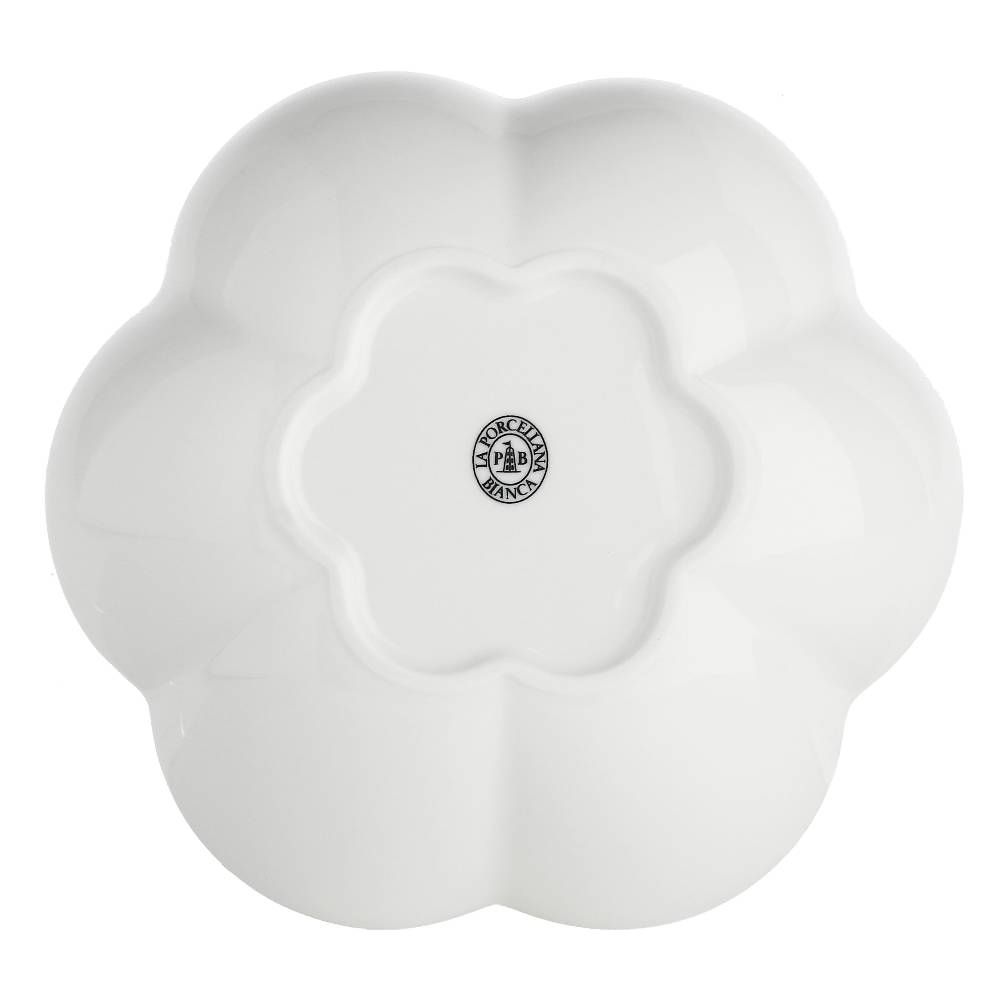 La Porcellana Bianca Set 6 Piatti Fondi Villadeifiori