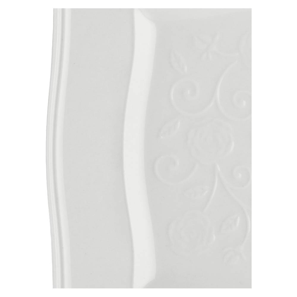 La Porcellana Bianca Set 6 Piatti Quadrati 20x20 Florentina