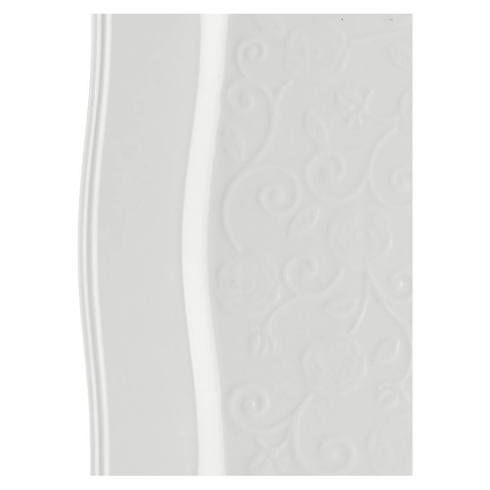 La Porcellana Bianca Set 6 Piatti Quadrati 26,5x26,5 Florentina