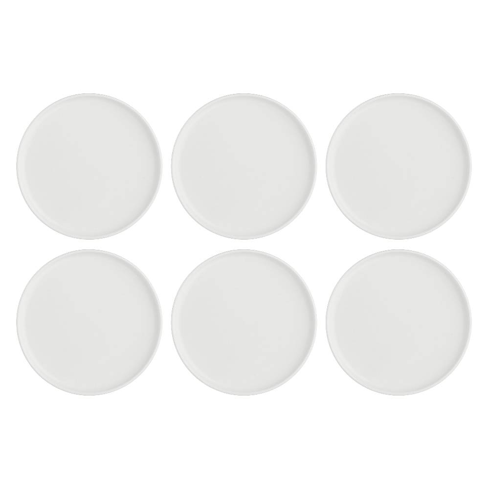 La Porcellana Bianca Set 6 Piatti Tesi Ø17 Cm Essenziale Gourmet