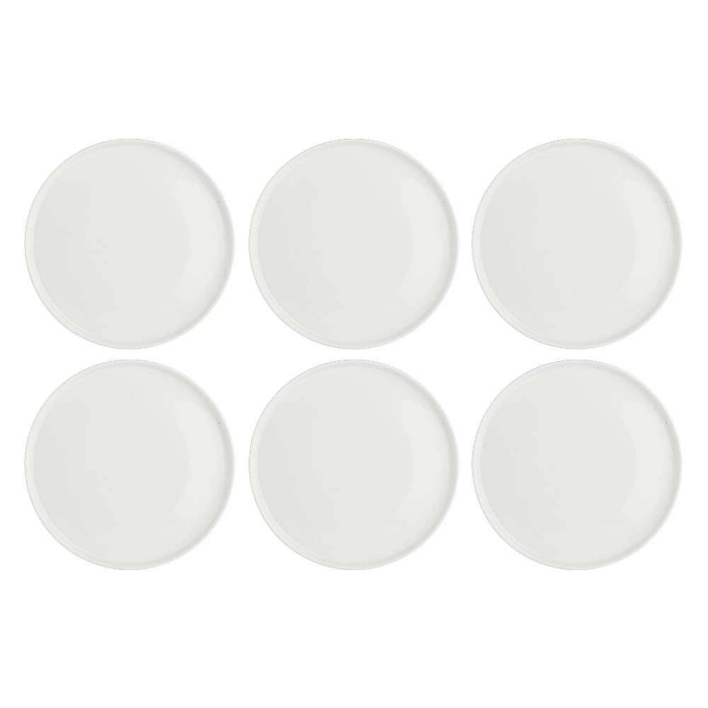 La Porcellana Bianca Set 6 Piatti Tesi Ø21 Cm Essenziale Gourmet