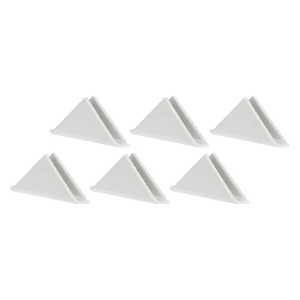 La Porcellana Bianca Set 6 Porta Tovaglioli Triangolare Convivio