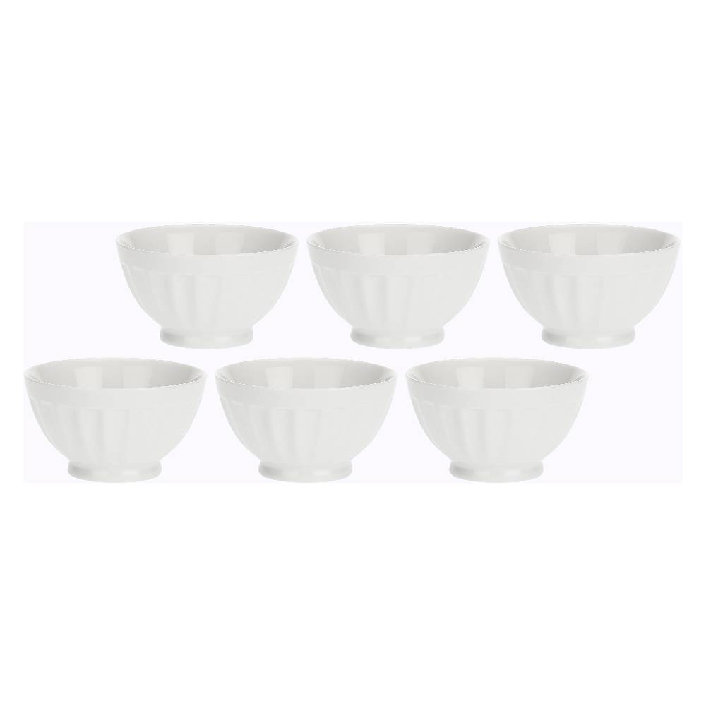 La Porcellana Bianca Set 6 Scodelle Classiche Ø8 Cm Pieve