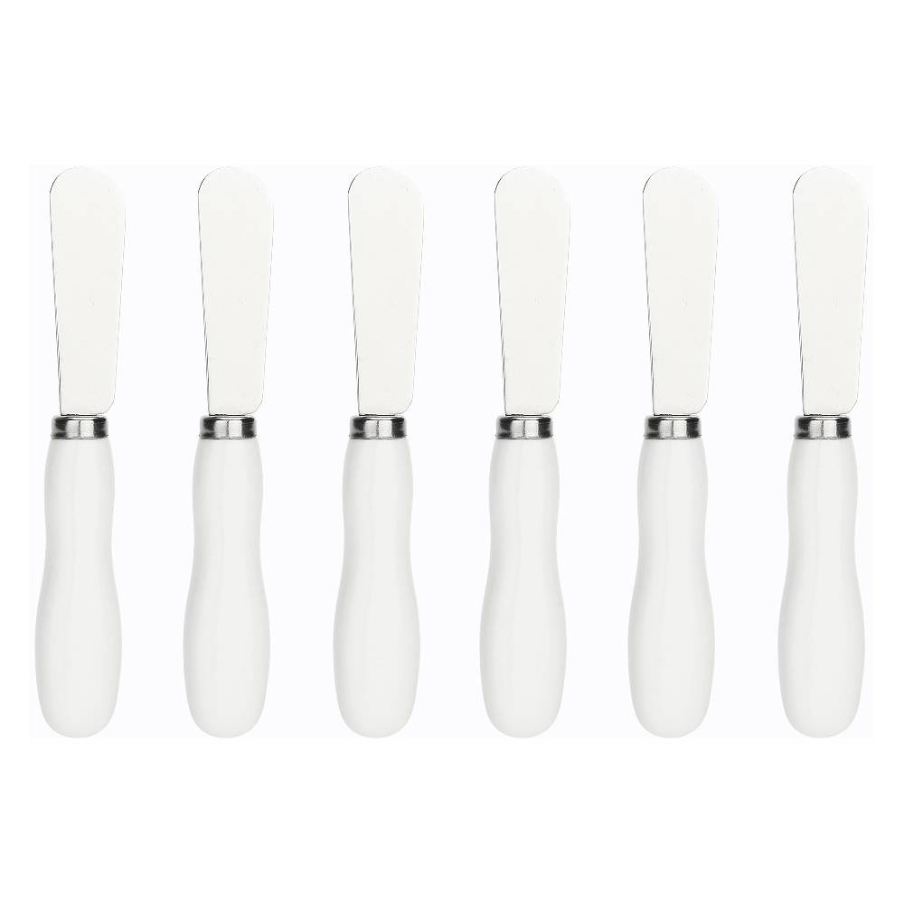 La Porcellana Bianca Set 6 Spalmaburro 13 Cm Pienza