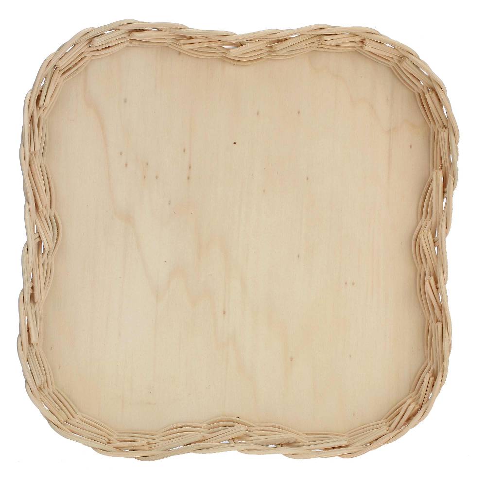 La Porcellana Bianca Supporto Convivio Antipastiera | 4 Scomparti Midollino