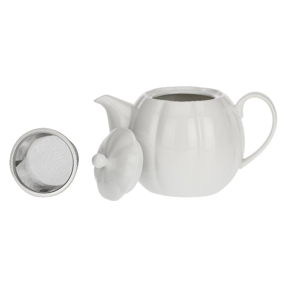 La Porcellana Bianca Teiera Con Filtro Villadeifiori