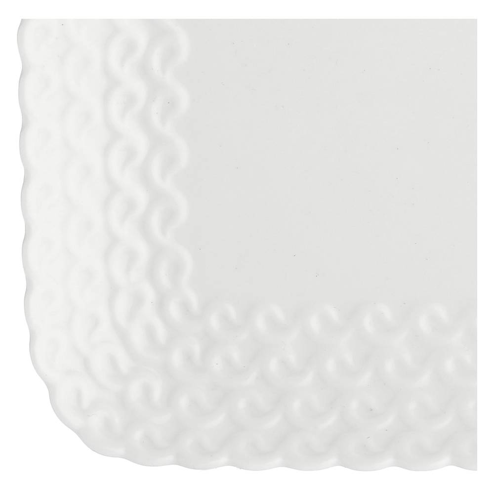 La Porcellana Bianca Vassoio Pasticceria 20x13 Cm Momenti