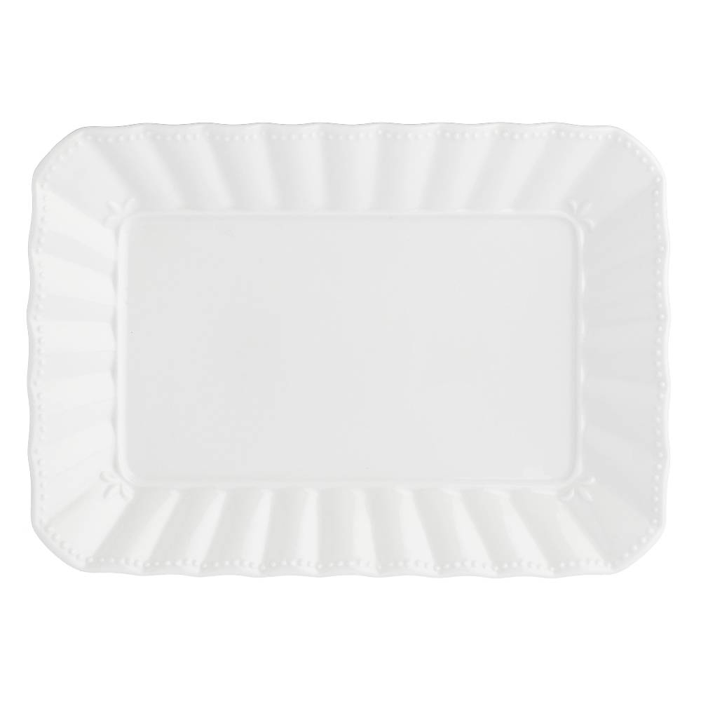 La Porcellana Bianca Vassoio Rettangolare 27x19 cm Ducale