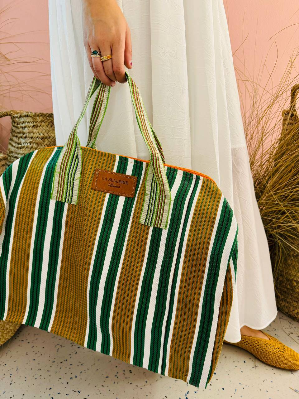 La Sellerie Borsone TULUM Arancio