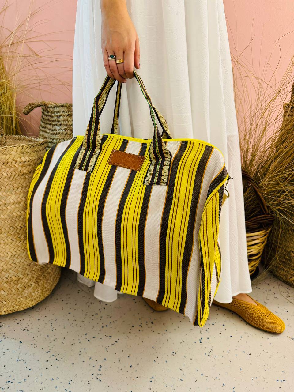 La Sellerie Borsone TULUM Giallo