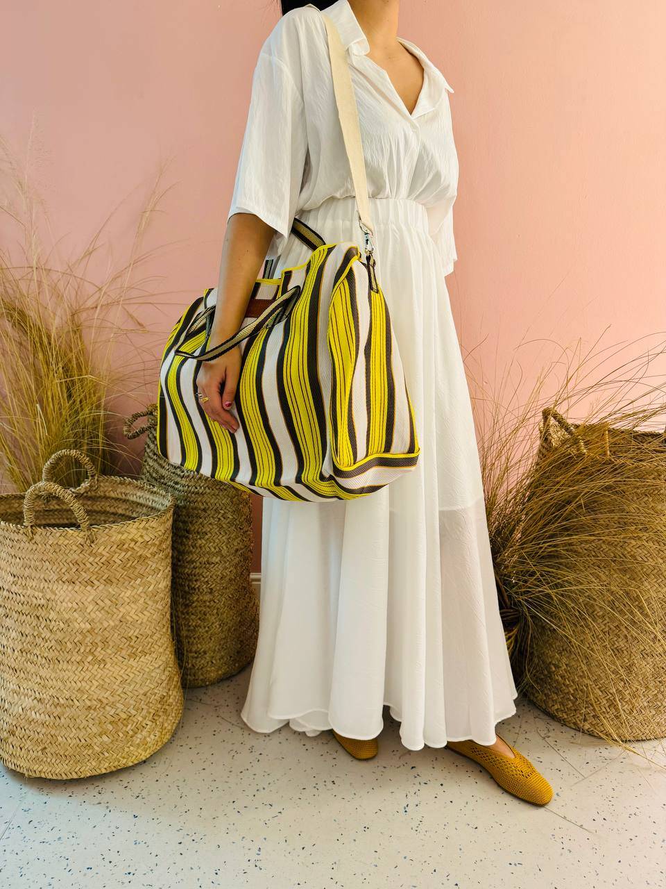 La Sellerie Borsone TULUM Giallo