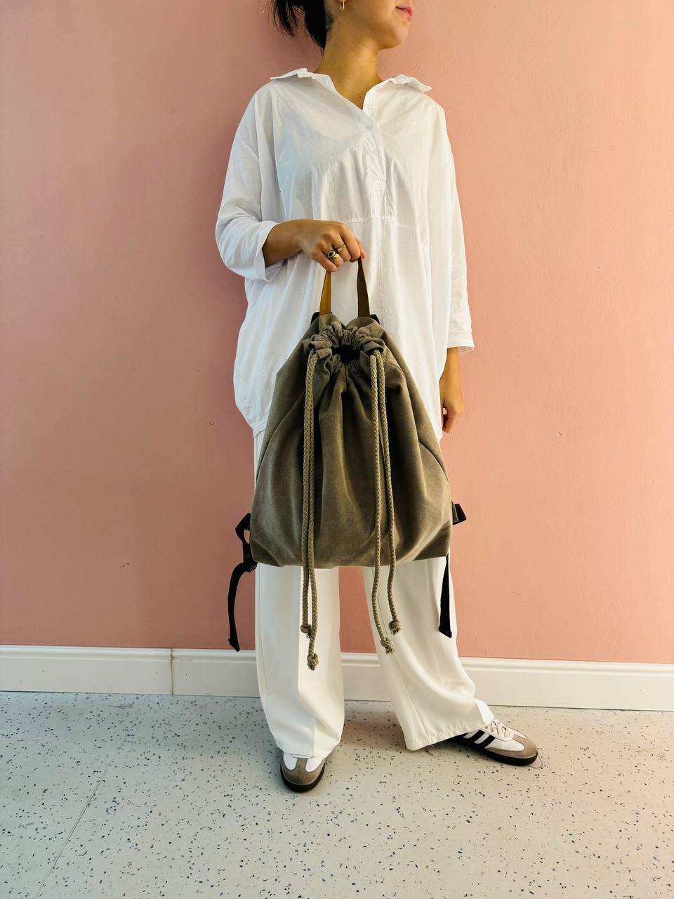 La Sellerie COUNTRY Backpack Beige