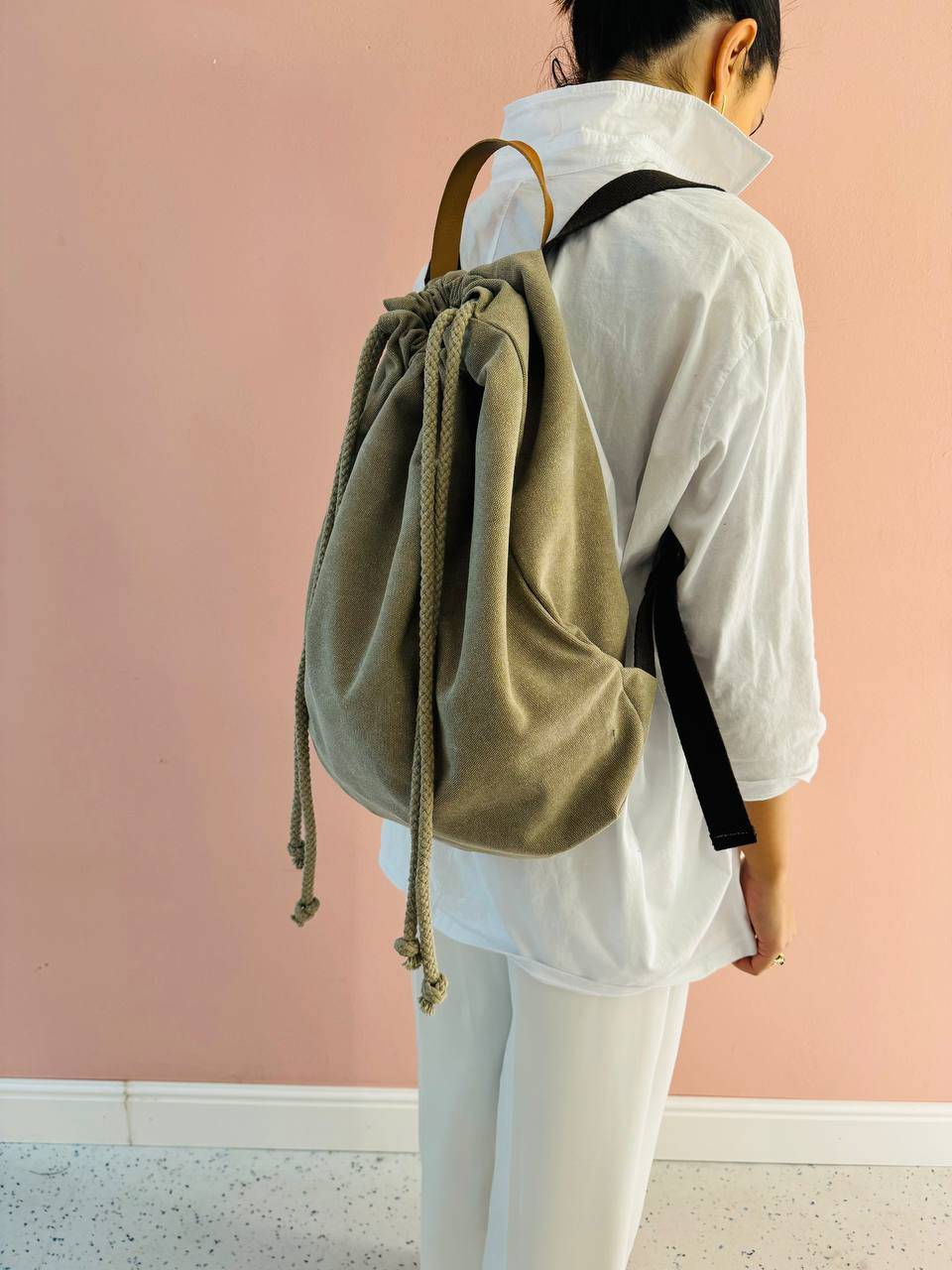La Sellerie COUNTRY Backpack Beige