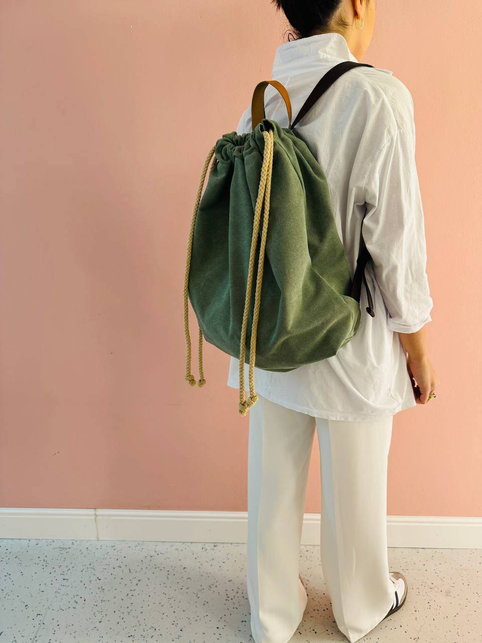 La Sellerie COUNTRY Backpack Green