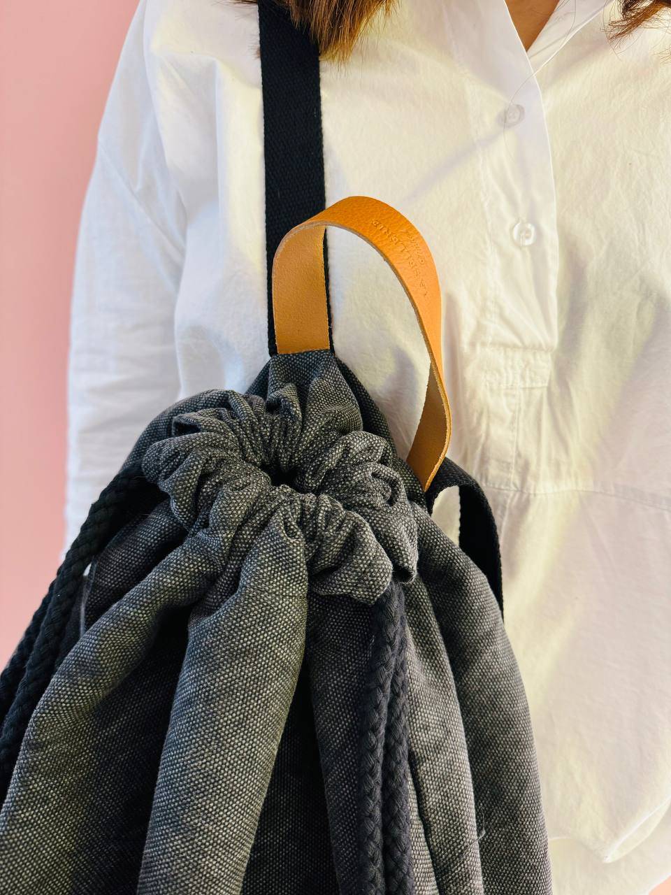 La Sellerie COUNTRY Backpack Grey