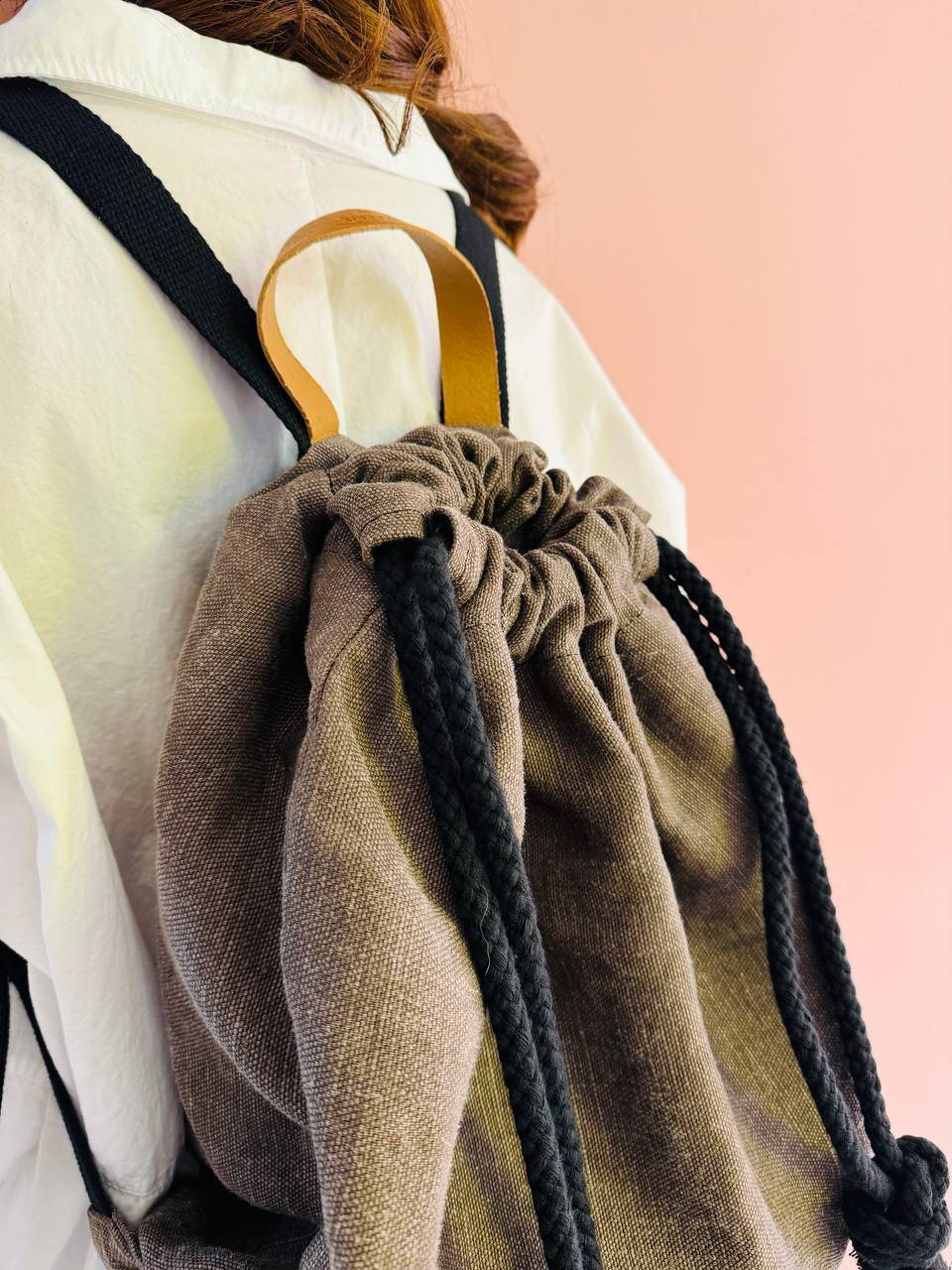 La Sellerie COUNTRY Backpack Light Brown