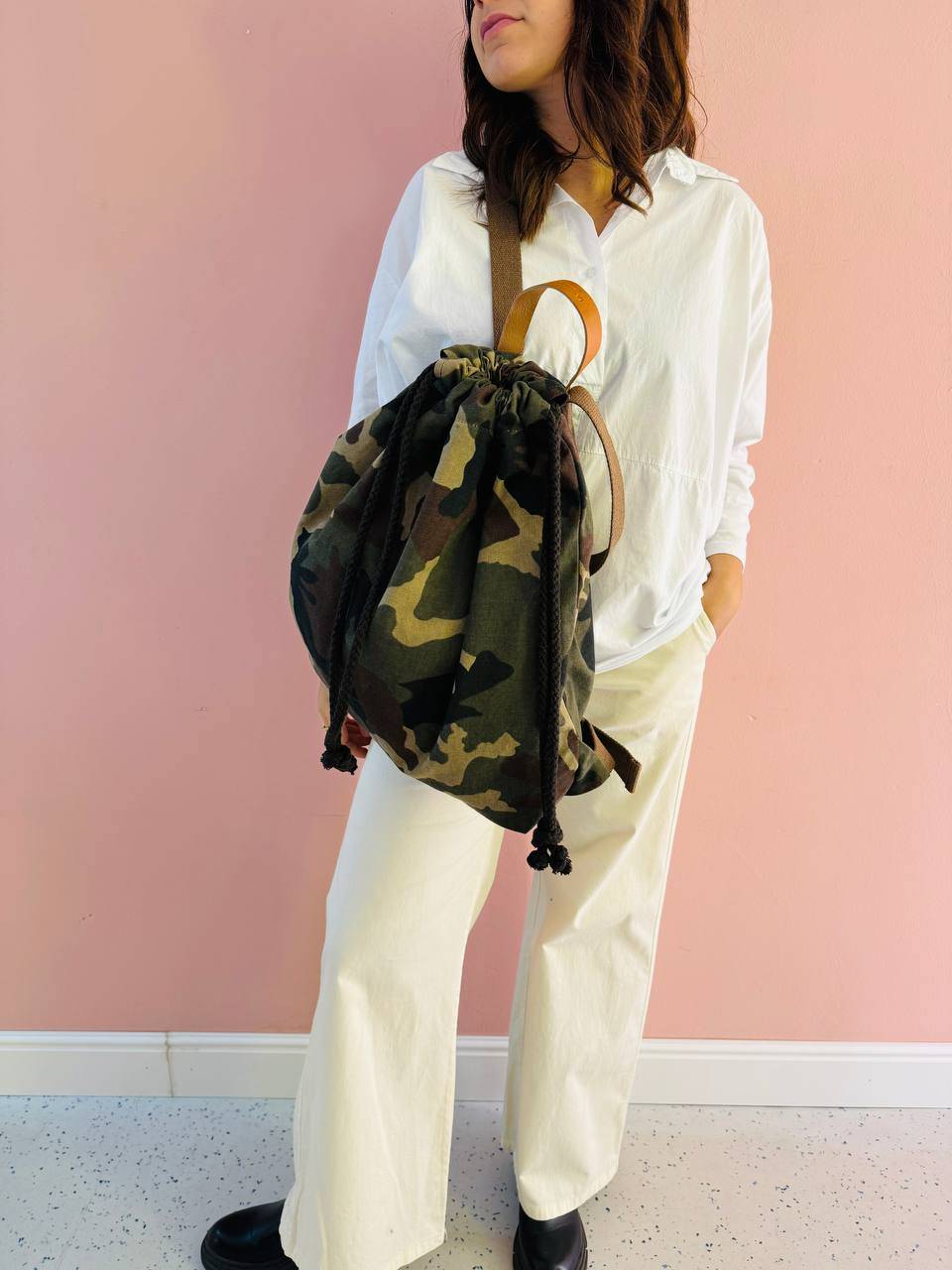 La Sellerie COUNTRY Backpack Military