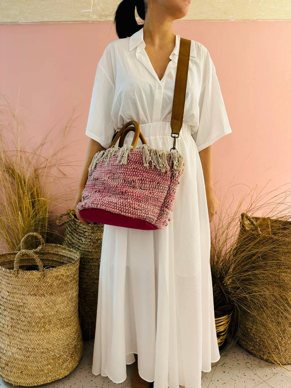 La Sellerie MASSERIA Bag Fucsia
