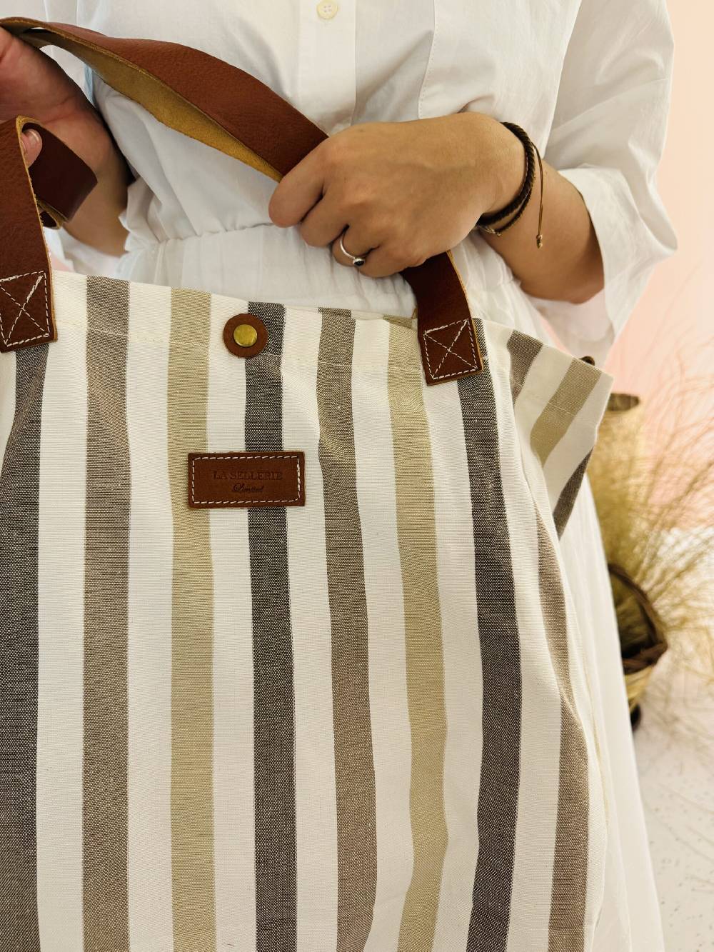 La Sellerie POP BAG Marina Beige