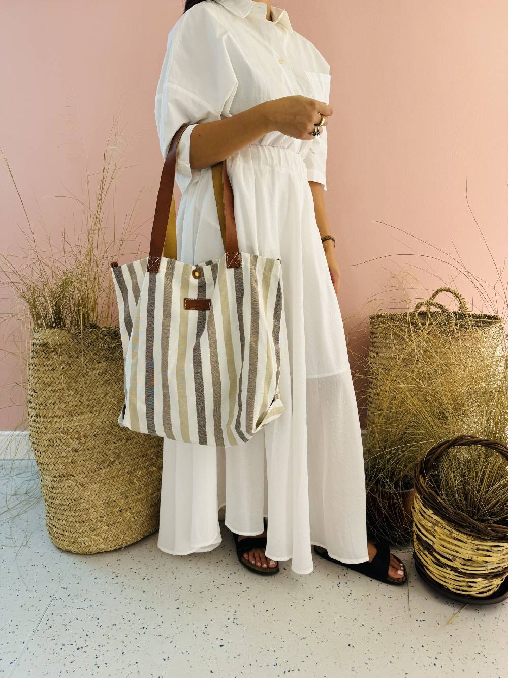 La Sellerie POP BAG Marina beige