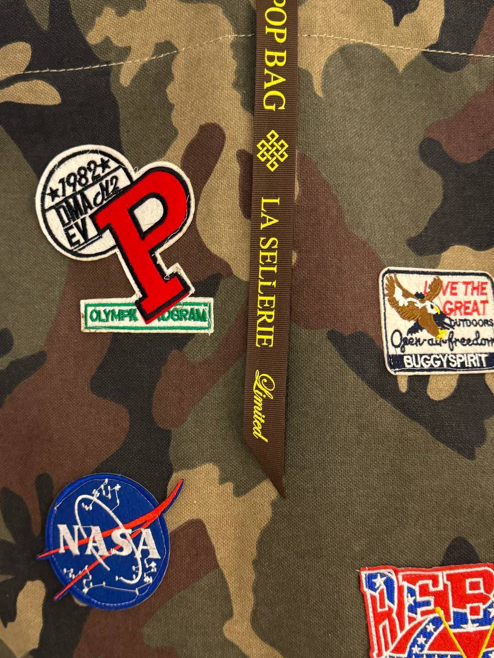 La Sellerie POP BAG Military Patchwork