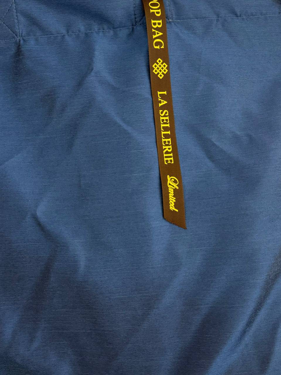 La Sellerie POP BAG Shantung Blu