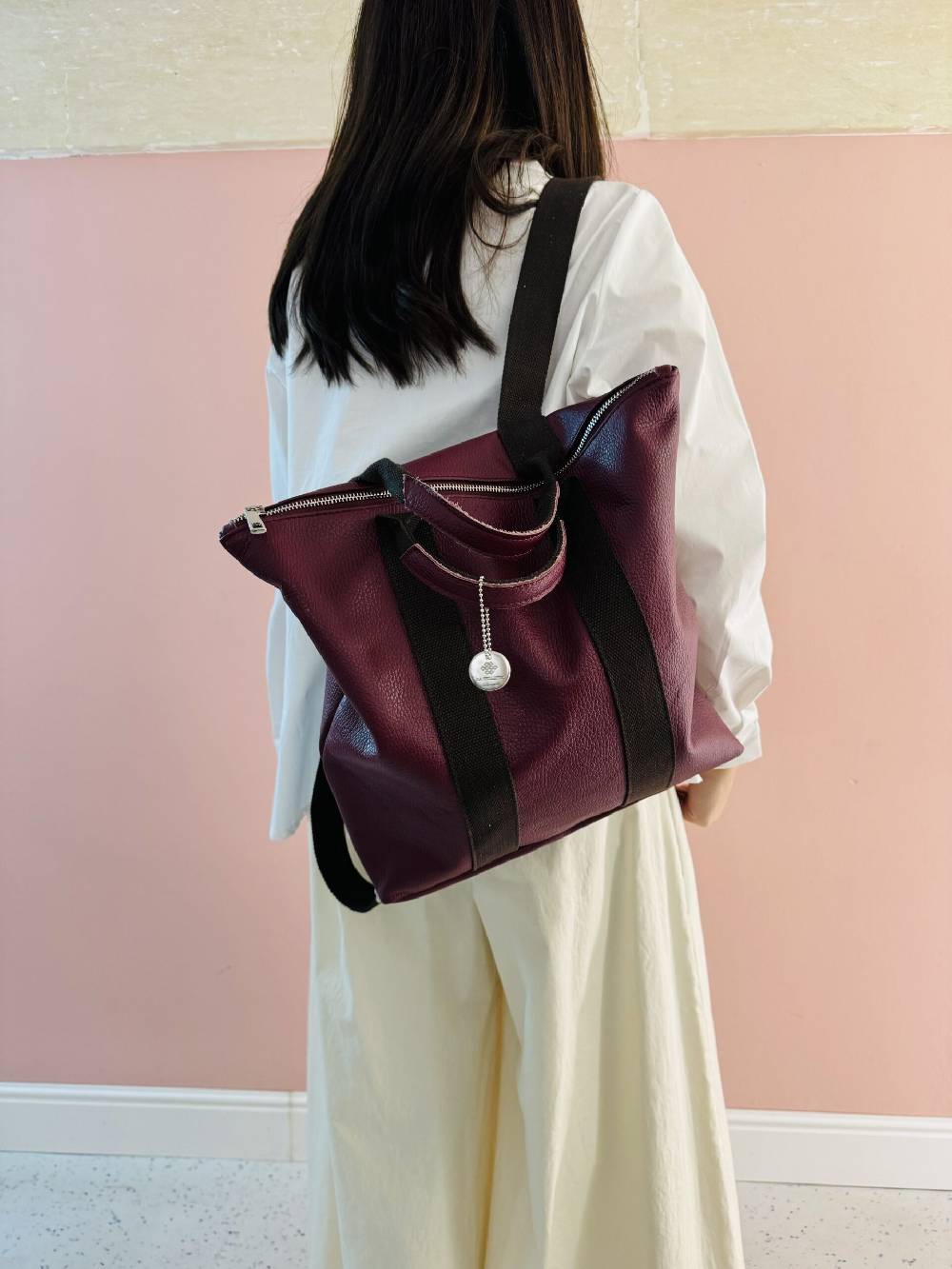 La Sellerie Zaino Borsa Milano PURPLE