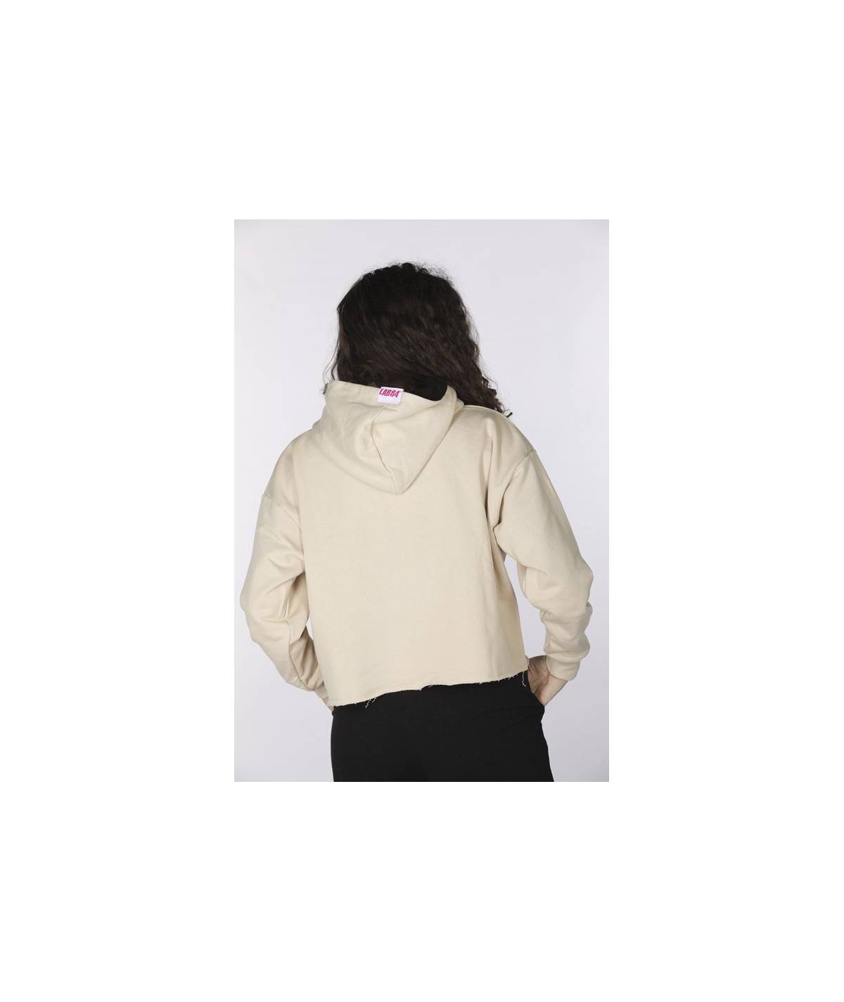 Lab84 CROP TOP CAPPUCCIO