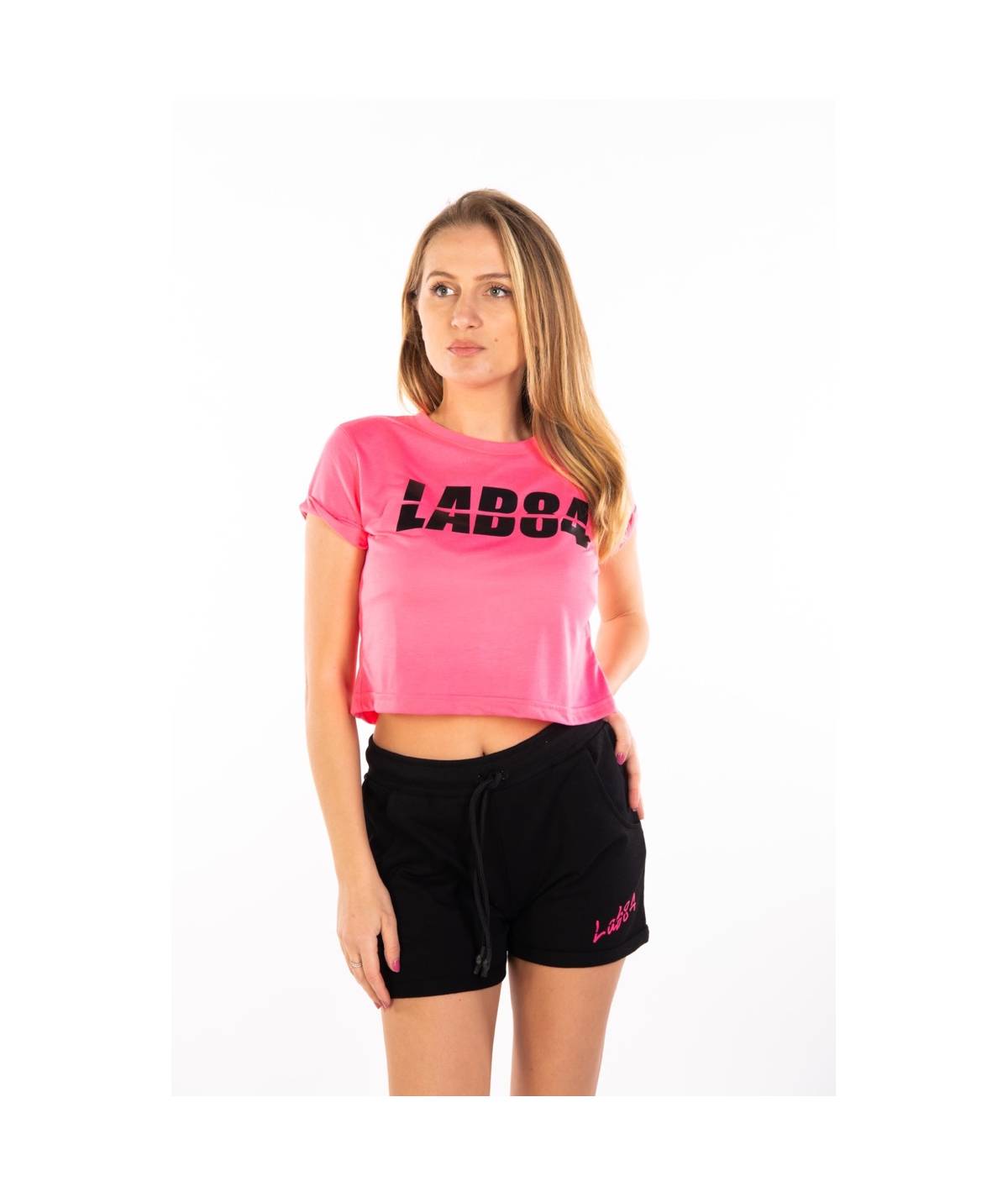 Lab84 CROP TOP FLUO