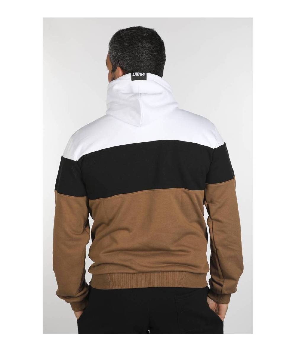 Lab84 FELPA C/CAPPUCCIO 3 COLORI