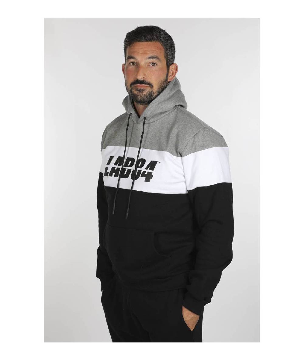 Lab84 FELPA C/CAPPUCCIO 3 COLORI