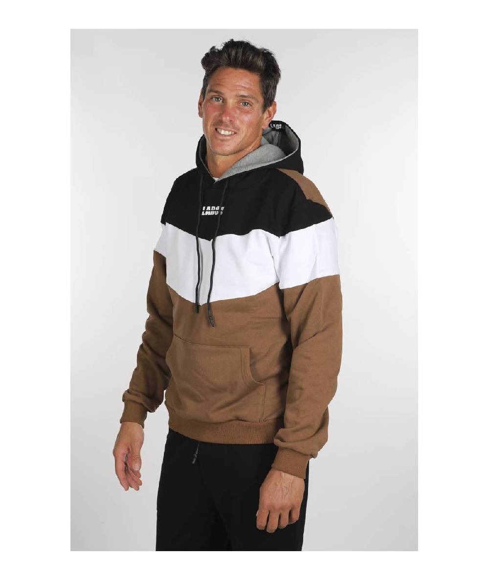 Lab84 FELPA C/CAPPUCCIO 3 COLORI